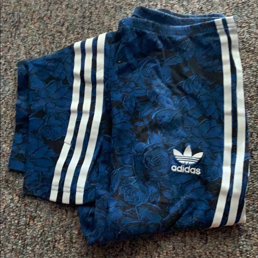 Floral ADIDAS leggings size M